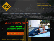 Tablet Screenshot of mikesdrivingschoolnj.com